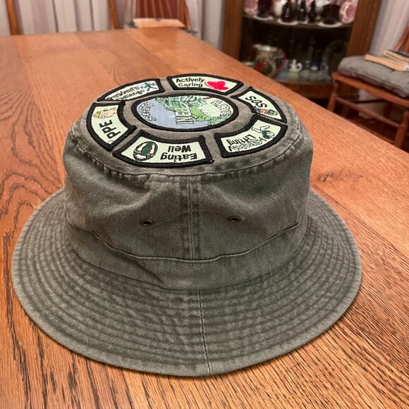 INEEL Idaho Nuclear Engineering and Environmental Laboratory Olive Bucket Hat - Picture 4 of 7